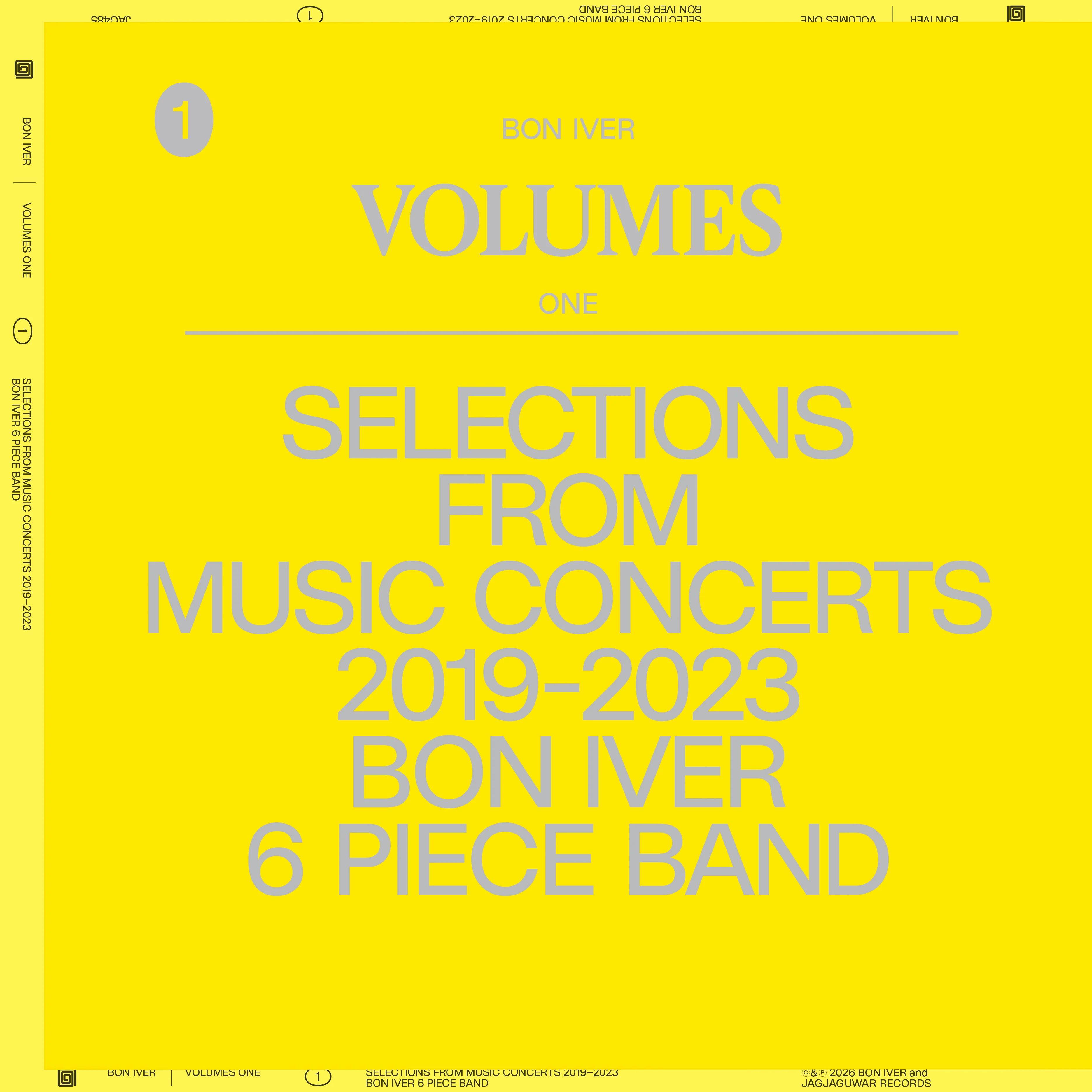 VOLUMES: ONE (SELECTIONS FROM MUSIC CONCERTS 2019-2023 BON IVER 6 PIECE BAND) - Image 4